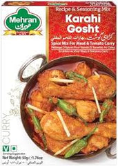 Mehran Karahi Gosht Masala – 50g Single Pack