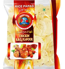 Dadijan BBQ Rice Papad – 200g Smoky Fusion Rice Crisps