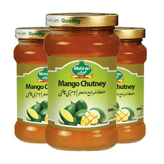 Mehran Mango Chutney (Sweet & Tangy) – 400g Glass Jar