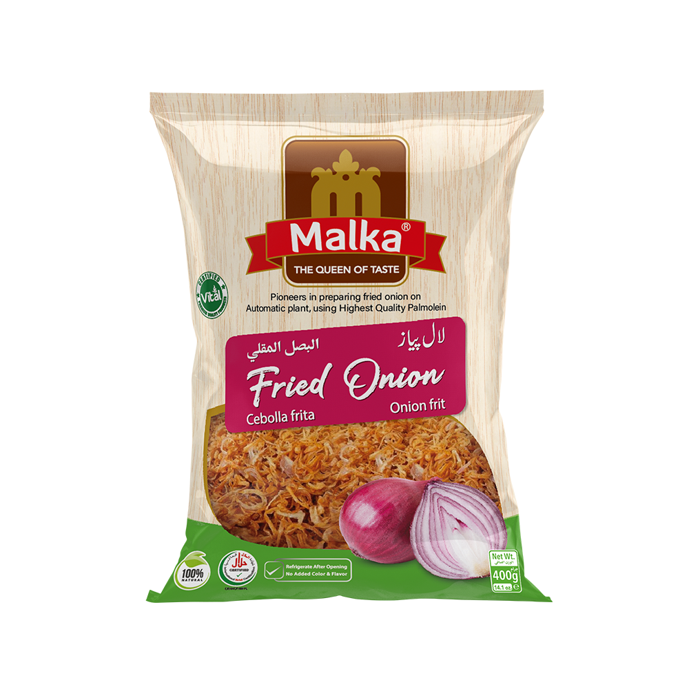 Malka Red Fried Onion Box – 400g Crispy Gourmet Garnish