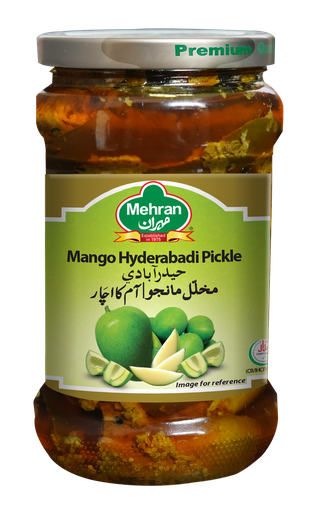 Mehran Hyderabadi Mango Pickle – 400g Glass Jar