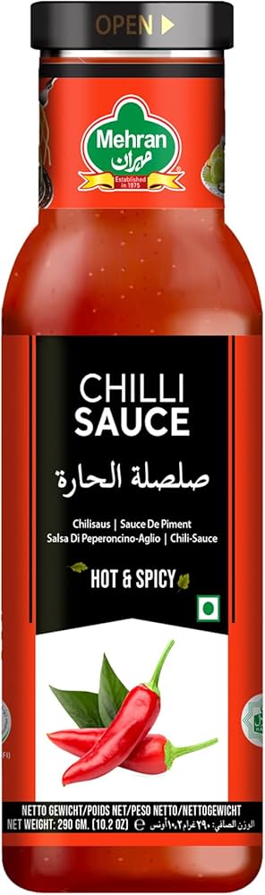 Mehran Red Chilli Sauce – 290g Premium Bottle