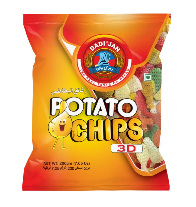 Dadijan 3D Potato Pellets – 400g Multi-Dimensional Heritage Crisps