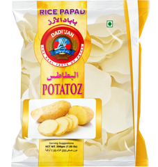 Dadijan Potatoz Rice Papad – 200g Fusion Potato-Rice Crisps