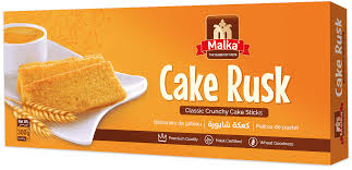 Malka Premium Cake Rusk – 160g Twice-Baked Golden Delicacy
