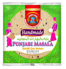 Dadijan Punjabi Mash Dal Papad – 200g Robust Spiced Lentil Crisps